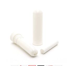 USA 3000 Sets Blank Nasal Inhaler Sticks Aromatherapy Inhaler Blank Essential Oil Plastic Nasal Inhalers ZZ