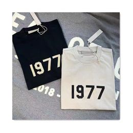 t Shirts Mens Shirt Designer Tshirt Fashion High Street Unisex Pure Cotton Chest Letter Print Tshirts Summer Sports Loose White Casual Tee Top