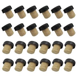 Drinkware Lid 24pcs Beer Bar Beverage Replacement Parts For Bottles Reusable Sealing Home Kitchen Cork Plugs Cap Tasting T Shaped Wine Stopper 231013