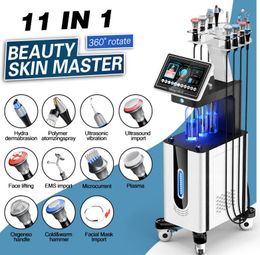 Fcatory sale 11 IN 1 Hydra Dermabrasion Microdermabrasion Machine EMS RF Skin Rejuvenation Freckle Removal Oxygen Jet Peel Facial Beauty Equipment