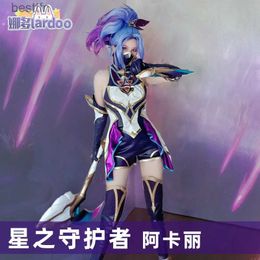 Theme Costume Game LOL Star Guardian Akali Cosplay Of Legends Women Sexy Set Come Halloween Christmas Party Cos Dress Outfit FullsetL231013