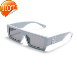 Fashion w Sunglasses Designer White New Small Square Trend Glasses Bright Yellow Womene929