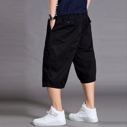 Men's Shorts Big Sizes Men Casual Sport Summer Pants Cargo Thin Loose Long Work Oversize Capris Aesthetic Clothing240s