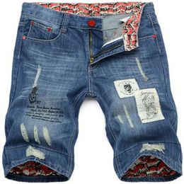 Whole-bermudas masculinas denim 2014 men's jeans shorts mens shorts jeans fashion255c