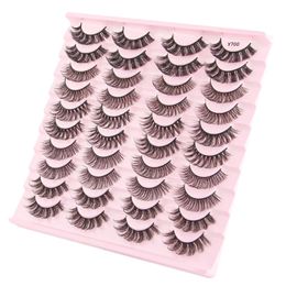 False Eyelashes 351620 Pairs Eye Lashes Russian Curly eyelashes 3D Natural Fluffy Mink Faux Eyelash Dramatic Thick Extension Makeup 231012