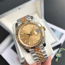 with Logo Dial Stainless Steel Movement Swiss Sapphire Case Datejust Calendar Business Automatic 41mm36mm