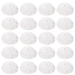 Christmas Decorations 20 Pcs Tree Base White Supply Xmas Crafts Supplies Decorate Bases Resin DIY Tool Mini Accessory