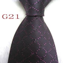 Mens Designer Ties Jacquard Party Wedding Business Formal Suit 100% Silk Tie Luxurys Deisgners Neckties Cravate cjeweler for mens 183M