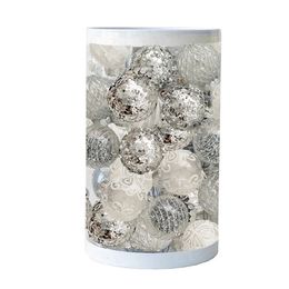 Christmas Decorations Exquisite Silver White Gold Champagne Brown and Champagne Blue Christmas Decoration Balls A Delight for Your Eyes 231012