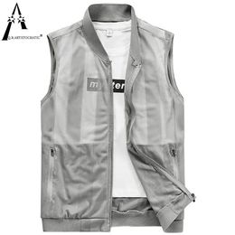 Men's Vests Summer Mesh QuickDrying Male Breathable Multipocket Mountain Climbing Fishing Vest Work Sleeveless Jacket Men Clothing 231012