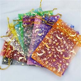 7x9cm Colourful Organza Bags Jewellery Packaging Bags Wedding Favour Gift Bags Drawstring Pouches GC1450207J