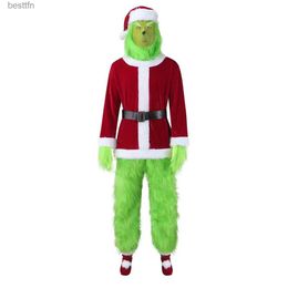 Theme Costume Comes Cos Christmas Clothing Dress Women Set M-6XL Christmas Comes for Couples Santa ClausL231013