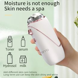 Steamer Oxygen Sprayer Water Spray Moisturising Steamer Cosmetology Face Spa Machine Skin Rejuvenation Tool 231012