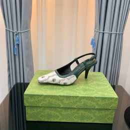 Designer Lace Dress Shoes Glitter Rhinestones Women Pumps Crystal Bowknot Satin Sandals 2022 Summer Transparent Shoes High Heels 8.5cm Party Prom 02