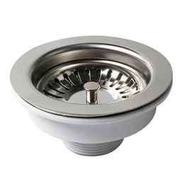 Drains Talea 114mm flange Bowl type sink basin drain waste stopper Kitchen Sink 1 1/2-Inch Basket Strainer sink accessories XK345C001 231013