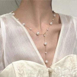 Pendant Necklaces Pearl Necklace Clavicle Chain Ladies Temperament Can Be Used As Bracelets With Small Fresh And Sweet Fairy Ornaments.