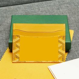 Card Holders Designer purse gy Leather wallets mini wallets color genuine leather Card Holder coin purse new wallet go yard card holder Key Ring Credit