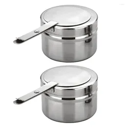 Dinnerware 2pcs Dishes Set For 8 Fuel Holder With Cover Buffet Warmer Chafer Stainless Steel Box Buffets And Catering