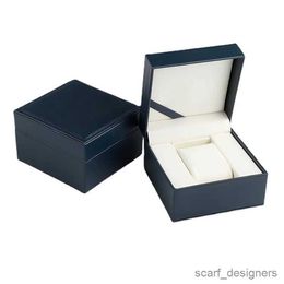 Watch Boxes Cases High-grade Leather Box Blue Packaging Box Can Be Printed Box R231013