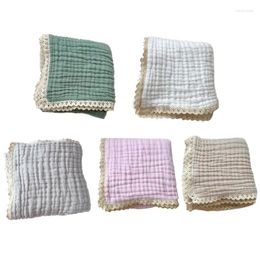 Blankets Baby Wrap Blanket 6-Layer With Lace Swaddles For Stroller