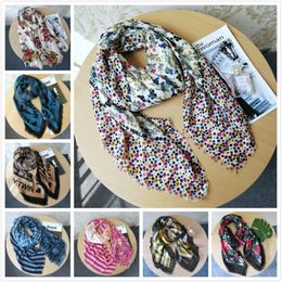 Scarves Ltaly For Ladies Fashion is Super Beautiful Print Color Ring Scarf Big Square Satin 231012