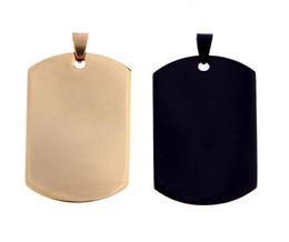 100pcslot Small Size Blank Army Dog Tags Boy Fashion Pendants Suitable for Laser Engraving Whole8281797
