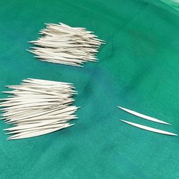 Home use natural and environmentally friendly birch toothpicks creative hotel restaurants disposable single pointed engraved double pointed toothpicks