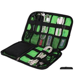 Storage Bags Organiser Bag Outdoor Travel Electronic Accessories Hard Drive Earphone Usb Flash Drives Case Gga2665 Drop Delivery Hom Dhije