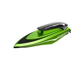 New JHD 2.4G Mini RC Boats High Speed Electronic Remote Control Racing Ship with Light Children Competition Water Toys Gift