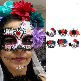 Party Supplies Lady Sexy Masquerade Mask Festival Halloween Cosplay Costumes Accessories Props Half Face For Day Of The Dead