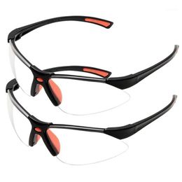 Sonnenbrille 1 2 stücke Klar Fabrik Labor Arbeit Sicherheit Augenschutzbrille Anti-Auswirkungen Wind Staubdicht Schutzbrillen Anti Blau Light240D