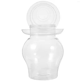 Storage Bottles Fermenting Jar With Lid Fermentation Tank Pickled Vegetable Clear Kimchi Holder Container