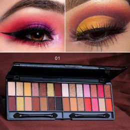 Eye Shadow 28 Colour Makeup Eyeshadow Palette with Brush Matte Pigment Powder Metallic Glitter Make Up Cosmetic 231012