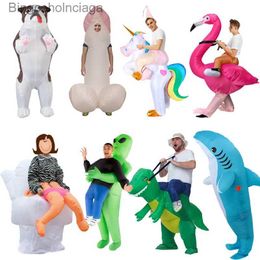 Theme Costume Alien Come Adult Iatable Dinosaur Come Kids Alien Sumo Bear Halloween Christmas Party Cosplay Comes Blow Up DressesL231013