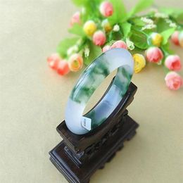 Authentic natural female models ice jade bracelet Myanmar bracelet a cargo quartz rock jade bracelet308u