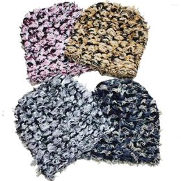 Ball Caps Balaclava Beanies Men Funny Hat Outdoor Camouflage Plush Fuzzy Distressed Knitted Ski Mask Beanie Fashion Street Hip Hop Cap