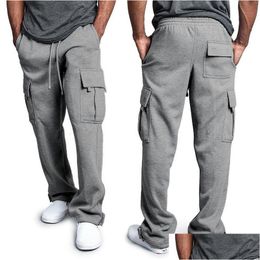 Men'S Jeans Mens Jeans Jogging Sweatpants Casual Running Black Gyms Jogger Track Pants Dstring Cargo Joggers Streetwear Sport Trousers Otcor