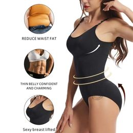 Waist Tummy Shaper Women Shapers Corset Bodysuit Shapewear Underdress M L XL Black Skin Control Butt Lifter Body Slimming Strap 231012