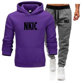 2022 Fashion Brand Tracksuit Men Plus Size 3XL Spring Autumn Two Piece Clothing Sets Casual Track Suit Sportswear Sweatsuits S-3XL289I