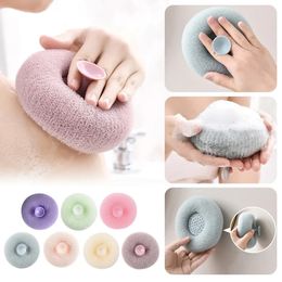 Bath Brushes Sponges Scrubbers 5 pc Soft Mesh Bath Sponge Balls Nylon Cleaning Brush Shower Puff Body Bathroom Accessories 231012