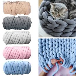 Yarn 0.5KG Thick er Bulky Chunky Yarn for Hand Knitting Crochet Soft Big Cotton DIY Arm Knitting Roving Spinning Yarn for BlanketL231013