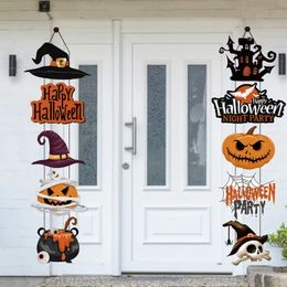 1pair Spooktacular Halloween Door Curtain - Perfect For Your Halloween Venue Arrangement & Party Decorations! Christmas, Halloween, Thanksgiving Day Gift