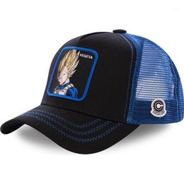 New Ball Mesh Hat Baseball Cap High Quality Curved Brim Black & Blue Snapback Cap Gorras Casquette Drop1247O