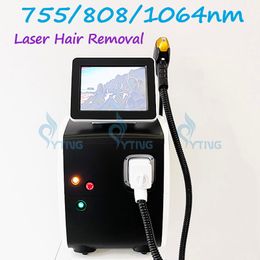 755nm 808nm 1064nm Diode Ice Laser Skin Rejuvenation Laser Hair Removal Device 12 Bars Laser Epilator