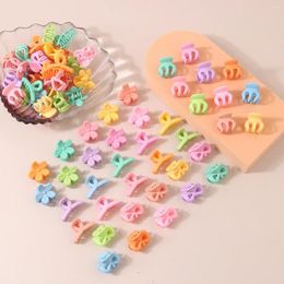 Hair Accessories Cute Colorful Clips Flower Star Small Claw Kids Sweet Hairpin Multi-Shape Clip Fashion Gift