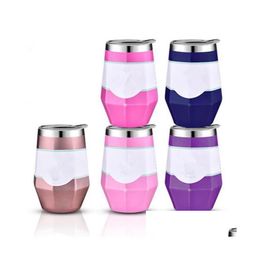 Mugs 5 Colours 9Oz Egg Cups Wine Glass Double Wall Stainless Steel Beer Mug Vacuum Insated Drinking Coffee Car Cca9996 Drop Delivery Dhkb9