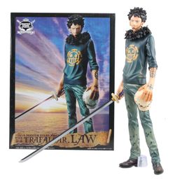 Mascot Costumes 28cm One Piece Anime Figure Trafalgar Law Action Figure Pvc Collection Model Doll Ornaments Toys Gifts