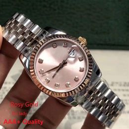 Womens Automatic Mechanical Watches Full Stainless steel Luminous Waterproof 31MM Women Watch Couples Style Classic Wristwatches254b