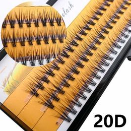 False Eyelashes 20D Individual Imported Material 01 007MM Thickness Eyelash 8 To 14mm Premade Volume Fans for Make Up 231012