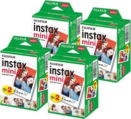 Fujifilm Instax Mini Filme de câmera instantânea 20 40 80 folhas de captura de memórias Papel de borda branca para Fuji Mini 7+ 7c 7s 8 9 11 25 50s 70 90 40 Mini HK Evo LiPlay KT SP-1 Sp-2 Câmera